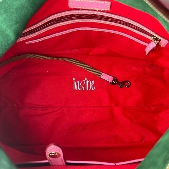Dooney & Bourke DB Bubble Gum Pink Florentine Smith Bag - Picture 7 of 13
